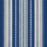 Schumacher Wellington Stripe Blue Fabric