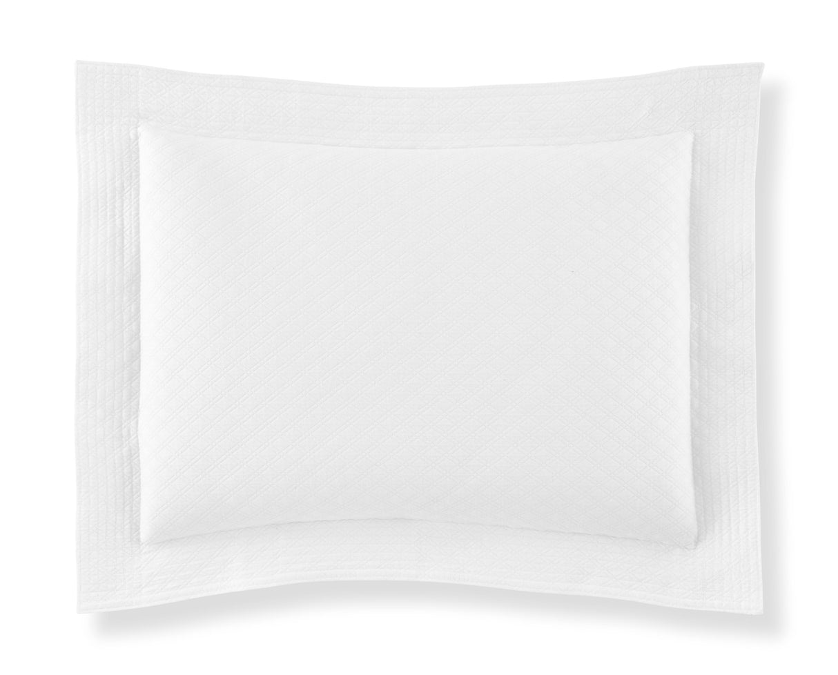 Peacock Alley ALYSSA 20x36 MATELASS SHAM WHITE