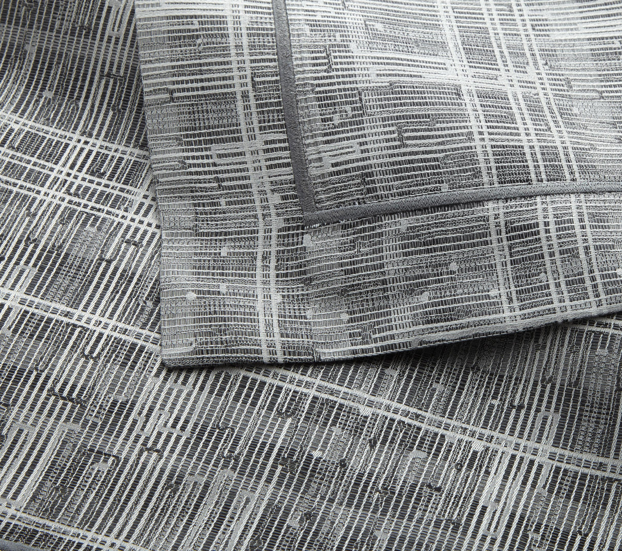 Peacock Alley BIAGIO 9X28 BOLSTER SHAM CHARCOAL