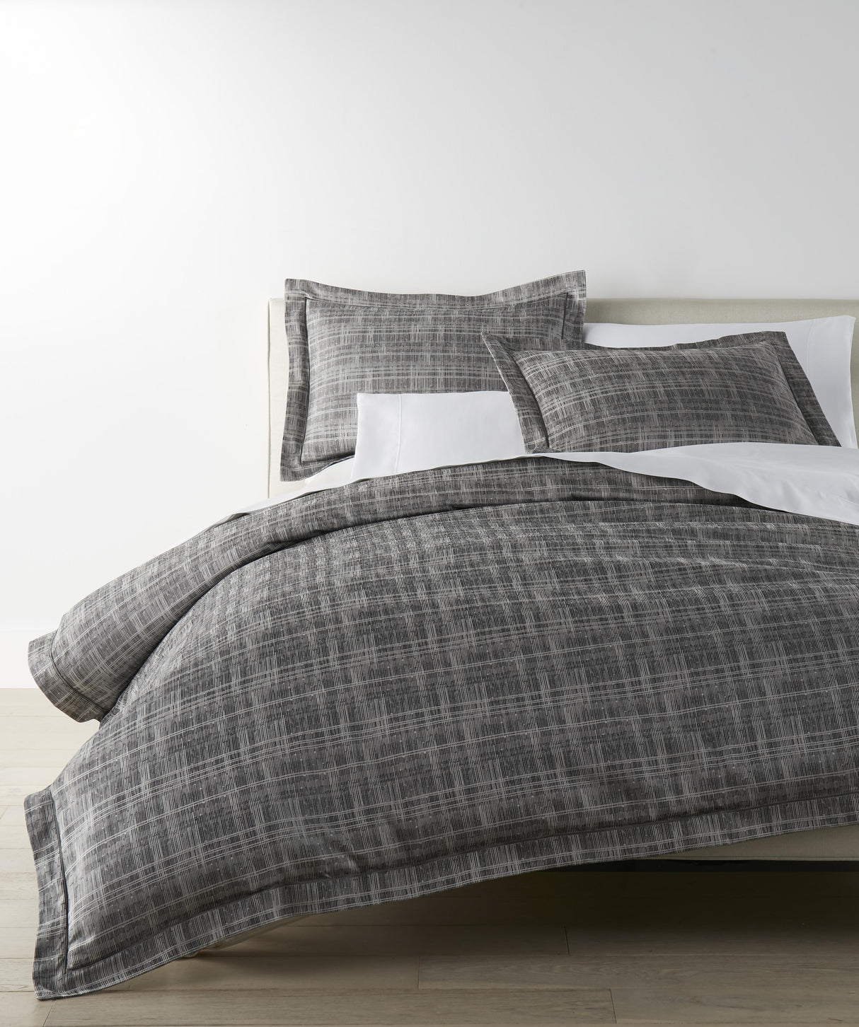 Peacock Alley BIAGIO 9X28 BOLSTER SHAM CHARCOAL