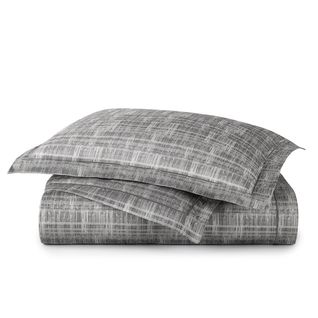 Peacock Alley BIAGIO 90x90 QUEEN DUVET CHARCOAL