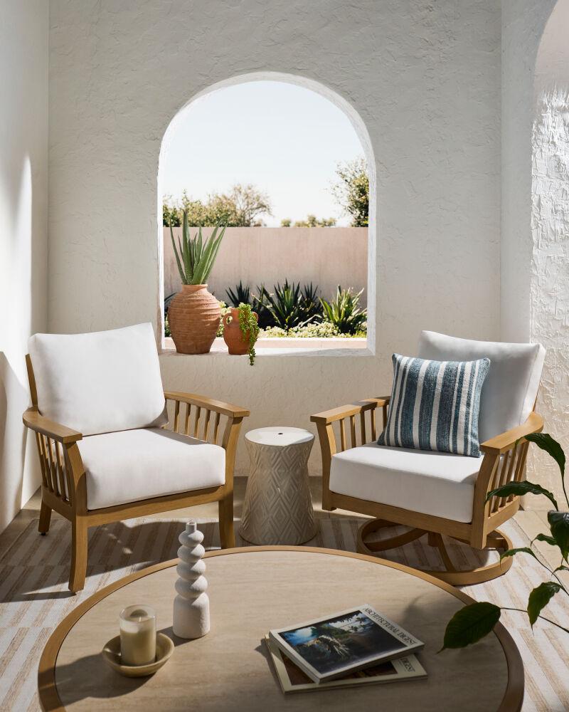 Surya Cape Town CAPE-001 32"H x 35"W x 32"D Accent Chair