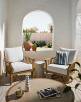 Surya Cape Town CAPE-001 32"H x 35"W x 32"D Accent Chair
