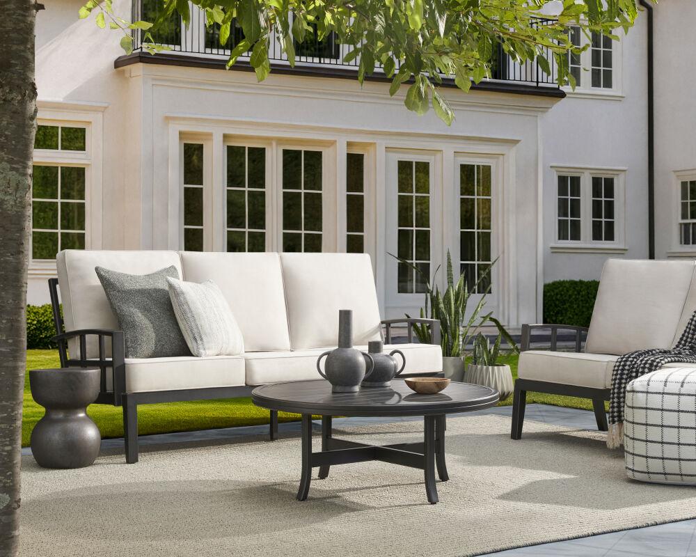 Surya Fairborn FAIR-003 35"H x 83"W x 35"D Sofa