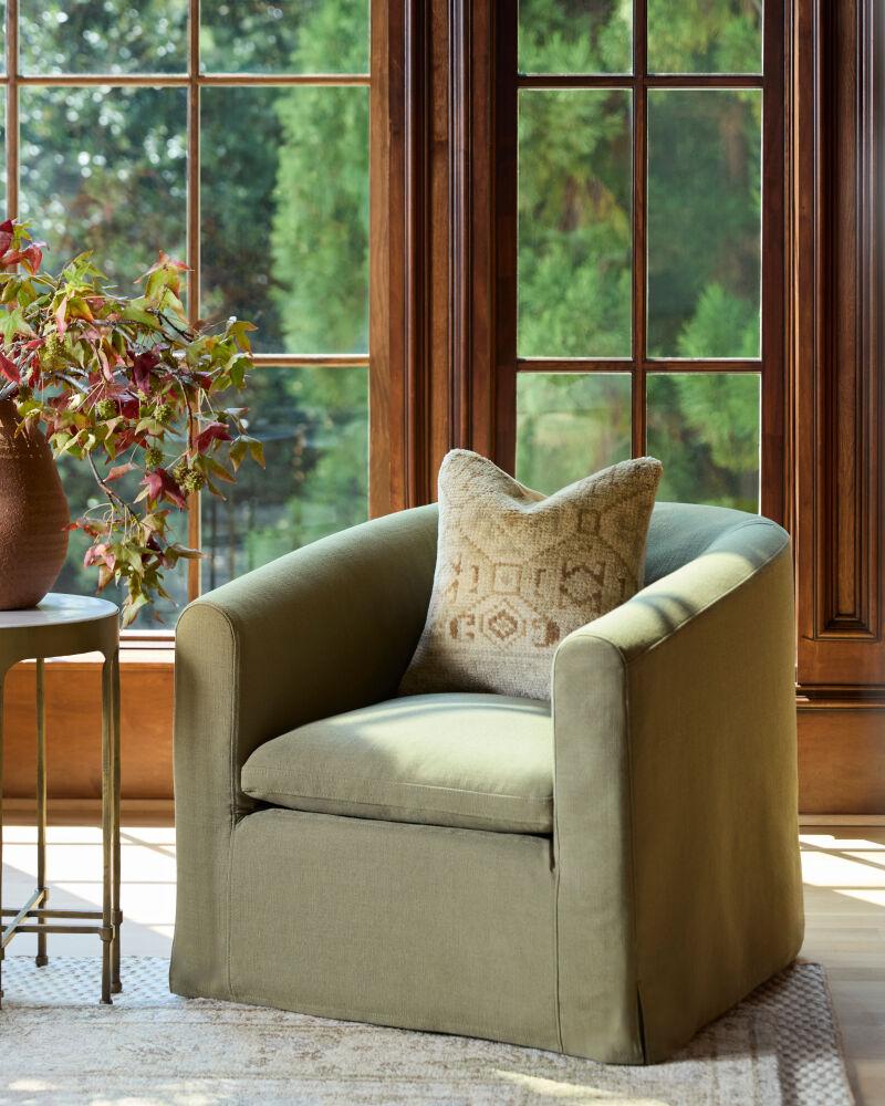 Surya Lindy LNDY-002 30"H x 33"W x 33"D Accent Chair
