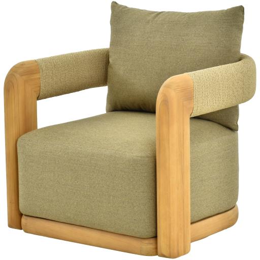 Surya Palma PALM-002 28"H x 32"W x 32"D Accent and Lounge Chairs
