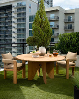 Surya Palma PALM-004 27"H x 24"W x 23"D Dining Table/Seating