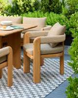 Surya Palma PALM-004 27"H x 24"W x 23"D Dining Table/Seating