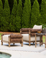 Surya Porta PORT-001 28"H x 38"W x 36"D Accent Chair