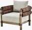 Surya Porta PORT-001 28"H x 38"W x 36"D Accent Chair