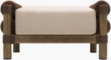 Surya Porta PORT-003 20"H x 38"W x 28"D Bench/Ottoman/Stool