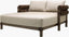 Surya Porta PORT-004 28"H x 69"W x 67"D Daybed