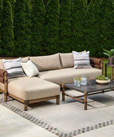 Surya Porta PORT-005 28"H x 69"W x 39"D Sofa