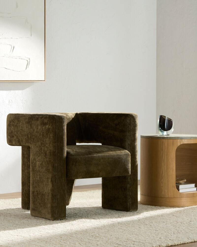 Surya Veera VERA-001 30"H x 31"W x 30"D Accent Chair
