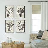 Napa #NAME? CHINOISERIE NOIR PRINTS, SET OF 4