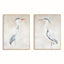 Napa  HERON PAIR HAND-EMBELLISHED GICLEES, SET OF 2