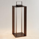Napa Brushed Bronze HANLEY SOLAR LED LANTERN 30"