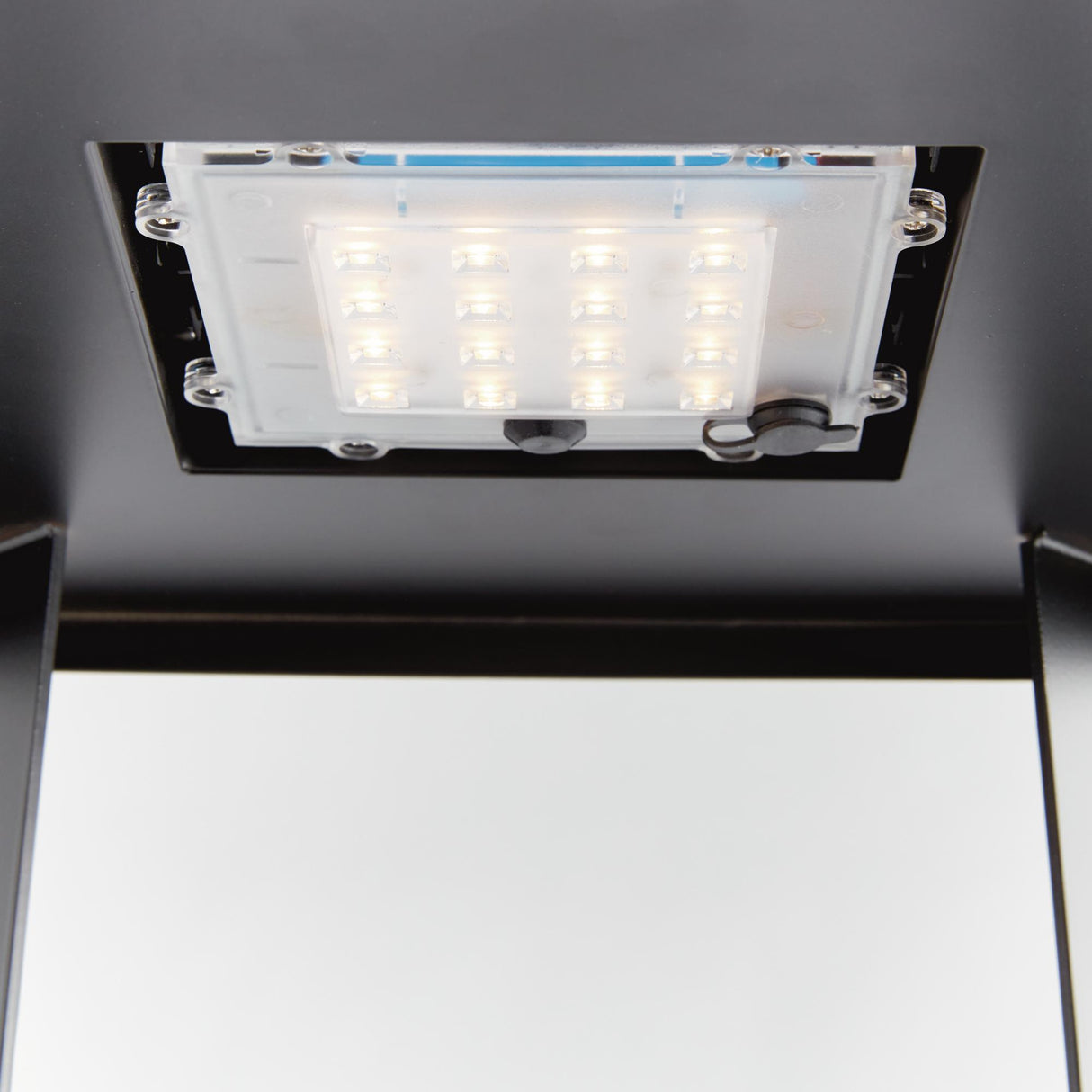 Napa Matte Black HANLEY SOLAR LED LANTERN 24"