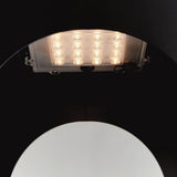 Napa Matte Black BROOKS SOLAR LED LANTERN 18"