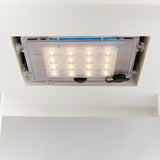 Napa Matte White HANLEY SOLAR LED LANTERN 24"