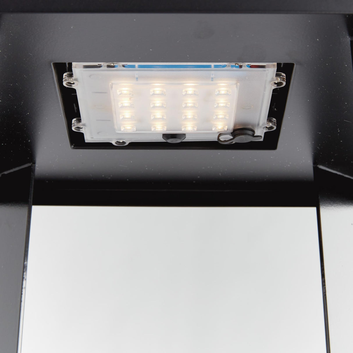 Napa Matte Black HANLEY SOLAR LED LANTERN 18"