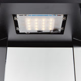 Napa Matte Black HANLEY SOLAR LED LANTERN 18"
