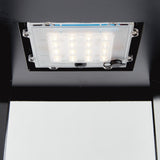 Napa Matte Black HANLEY SOLAR LED LANTERN 30"