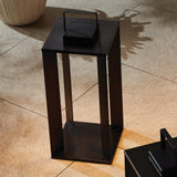 Napa Brushed Bronze HANLEY SOLAR LED LANTERN 24"
