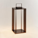 Napa Brushed Bronze HANLEY SOLAR LED LANTERN 24"