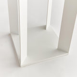 Napa Matte White HANLEY SOLAR LED LANTERN 30"