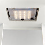 Napa Matte White HANLEY SOLAR LED LANTERN 30"