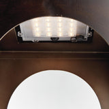 Napa Brushed Bronze BROOKS SOLAR LED LANTERN 18"