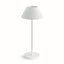 Napa White Linen Shade/White Base ALLUNA CORDLESS LED LAMP 14"