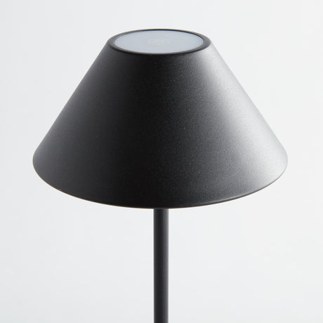 Napa Black ALLUNA CORDLESS LED LAMP 14"
