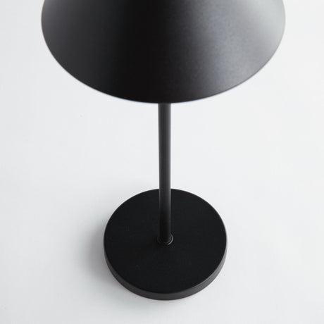 Napa Black ALLUNA CORDLESS LED LAMP 14"