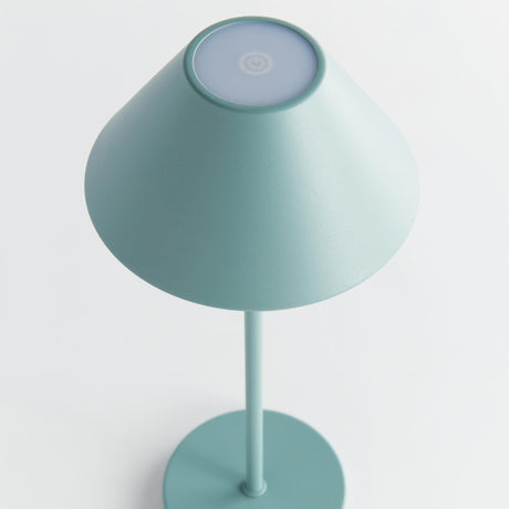 Napa Seafoam ALLUNA CORDLESS LED LAMP 14"