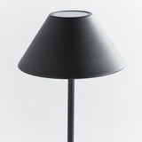 Napa Black ALLUNA CORDLESS LED LAMP 10"