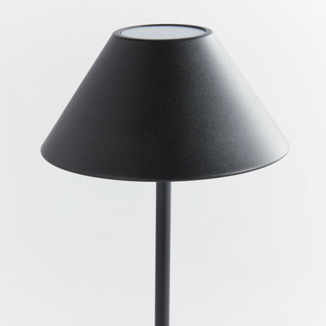 Napa Black ALLUNA CORDLESS LED LAMP 10"