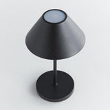 Napa Black ALLUNA CORDLESS LED LAMP 10"