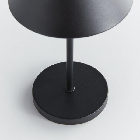 Napa Black ALLUNA CORDLESS LED LAMP 10"