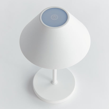 Napa White ALLUNA CORDLESS LED LAMP 10"