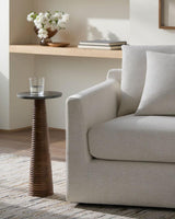 Livabliss Ania ANIA-001 23"H x 10"W x 10"D Accent Table