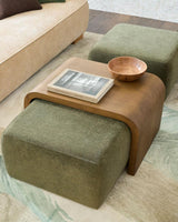 Surya Argon ARGN-001 16"H x 54"W x 30"D Bench/Ottoman/Stool