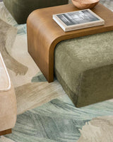Surya Argon ARGN-001 16"H x 54"W x 30"D Bench/Ottoman/Stool