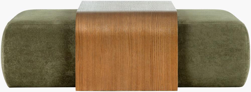 Surya Argon ARGN-001 16"H x 54"W x 30"D Bench/Ottoman/Stool