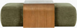 Surya Argon ARGN-001 16"H x 54"W x 30"D Bench/Ottoman/Stool