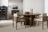 Surya Atra BOAT-001 30"H x 60"W x 60"D Dining Table/Seating