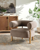 Surya Thorne THRN-002 28"H x 35"W x 33"D Accent Chair