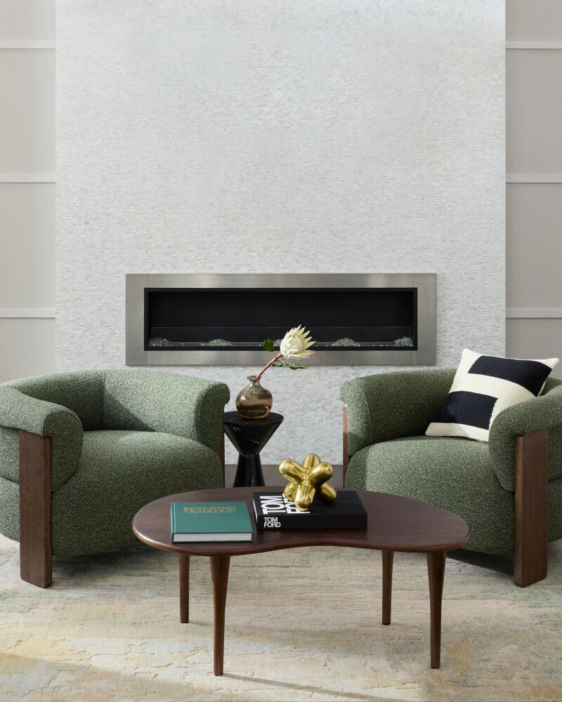 Surya Wagner WGNR-002 17"H x 44"W x 29"D Accent Table