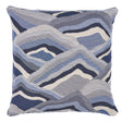 Schumacher Ocean 22" x 22" Avala Hills Pillow